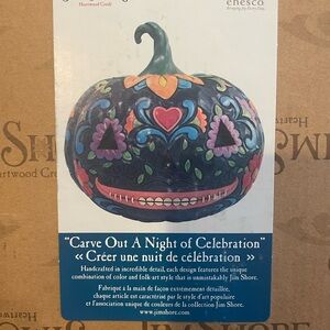 Jim Shore - Day of the Dead - Carve Out A Night of Celebration Pumpkin figurine